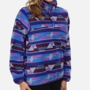 Patagonia Guatemalan Tango Aztec Synchilla Snap-T Fleece Pullover